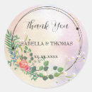 Search for pastel floral thank you stickers Greenery