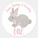 Search for turning one stickers Pink