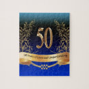 Search for 50th wedding anniversary puzzles Elegant