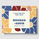Search for retro wedding guest books Boho