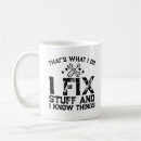 Search for handyman coffee mugs I fix stuff