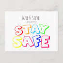 Search for safe postcards Stay at home