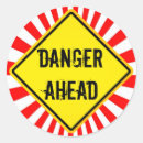 Search for danger stickers Warning