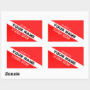 Search for divers flag stickers Scuba