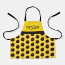 Search for sunflower kids aprons Girl