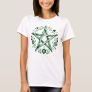 Search for pentagram womens tshirts Wiccan
