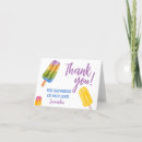Search for popsicle thank you cards Colourful