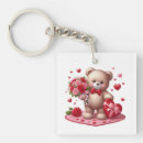 Search for cute teddy bear key rings Valentines