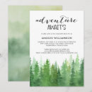 Search for adventure awaits bridal shower invitations Rustic