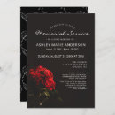 Search for burial service invitations Elegant