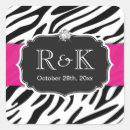 Search for zebra print wedding stickers Pink