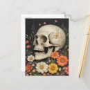 Search for human skulls postcards Unique