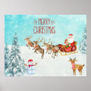 Search for santa sleigh art Snowman