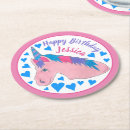 Search for unicorn coasters Birthday