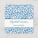 Search for beached business cards Blue