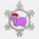 Search for hippopotamus christmas tree decorations Cartoon