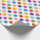 Search for rainbow dots wrapping paper Colorful