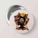 Search for afro hair badges Black woman