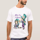 Search for the mad hatter tshirts Lewis carroll