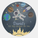 Search for planet stickers Astronaut birthday