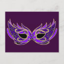Search for masquerade masks postcards Purple