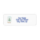 Search for snow globe return address labels Winter