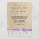 Search for lavender lace wedding invitations Lilac