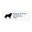 Search for collie return address labels Silhouette