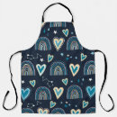 Search for heart abstract aprons Design