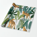 Search for jungle wrapping paper Green