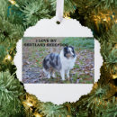 Search for sheltie christmas tree decorations Shetland sheepdog