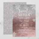 Search for winter sweet 16 invitations Modern