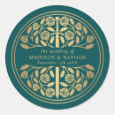 Search for teal and gold stickers Gothic
