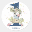 Search for mermaid birthday stickers Whimsical
