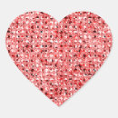 Search for red bling stickers Heart