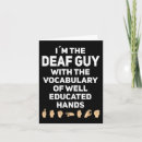 Search for gesture of cards Language
