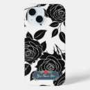 Search for cute black white floral pattern iphone cases Flower