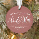 Search for christmas tree decorations Newlywed