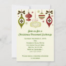 Search for ornament exchange invitations Whimsical