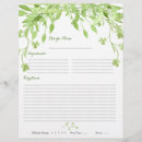 Search for recipe binders office school Watercolor