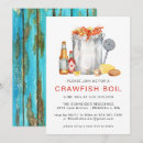 Search for crawfish party invitations Watercolor
