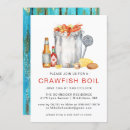 Search for mardi gras crawfish invitations Cookout