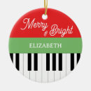 Search for keyboard christmas tree decorations Music notes