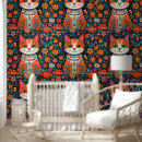 Search for whimsical cat art Folk