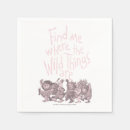 Search for where the wild things are napkins Illustration