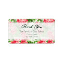 Search for red hibiscus return address labels For her