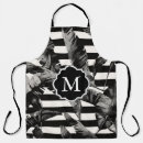 Search for palm leaf aprons Black and white