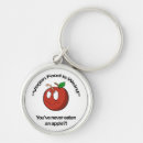 Search for food key rings Red
