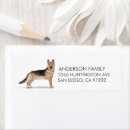 Search for german shepherd return address labels Animal
