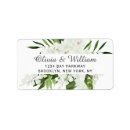 Search for orchid flower return address labels Tropical
